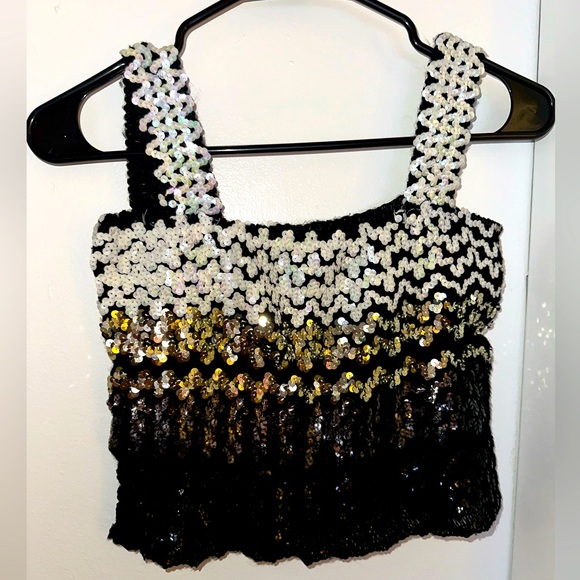 Sequin Stretchy Top - Picture 1 of 2